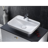 Cerastyle Turkuaz Lal Tezgah Üstü Lavabo 60x42 Cm - 2