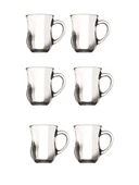 Paşabahçe 55373 Dem Kulplu Çay Bardağı 142 cc 6'lı thumbnail 1