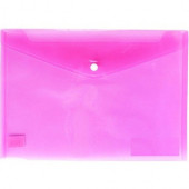 Bafix Çıtçıtlı Zarf Dosya A4 Pembe 1 Paket (12 Adet) - 1