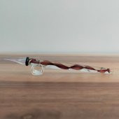 Veraart Kişiselleştirilmiş El Yapımı Murano Cam Ahşap Kutulu Cam Kalem Albert 5 - 6