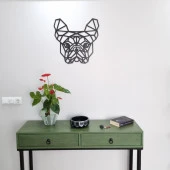 Veraart Geometrik Ahşap Köpek Duvar Dekoru - 3