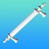 Erciyes Mobilya Mutfak Dolabı Çekmece Dolap Kapak Kulpu Kulpları Kulbu Beyaz 128 Mm Metal Kulp thumbnail 5