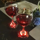 Veraart Işıklı I Love You Figürlü Şarap Bardak Altlığı - 3