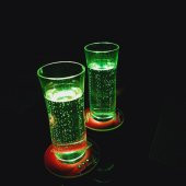 Veraart Işıklı Kişiselleştirilebilir Kendi Müziğini Yarat Karekodlu Bardak Altlığı 2 li - 4