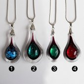 Veraart El Yapımı Murano Cam Mavi Kolye Eleanor 1 - 3