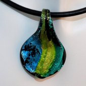Veraart El Yapımı Murano Cam Kolye Terra 1 - 2