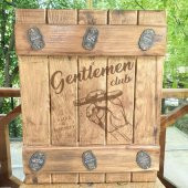 Veraart El Yapımı Gentlemen Club Ahşap İçki Viski Dolabı - 5