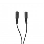 Hytech HY-X77 Siyah Audio + Mic to 3,5mm 0.15m Kulaklık Çevirici - 3