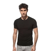 Özkan Erkek Kısa Kol Kapalı Yaka Penye Likralı Fanila Atlet 0265 - 1