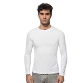 Özkan Erkek Uzunkol Kapalı Yaka Penye Likralı Fanila Atlet 0266 thumbnail 1