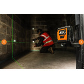 Aeg CLG220-K Çizgili Yeşil Lazer Metre Kıt - 6