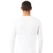 Özkan Erkek V Yaka Uzunkol Penye Likralı Fanila Atlet 0274 thumbnail 2