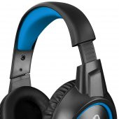 Snopy SN-GX1 ERGO Siyah/Mavi 3,5mm Gaming Oyuncu Mikrofonlu Kulaklık - 5