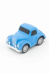 Nostaljik Metal Çek Bırak Araba Mini Mavi Otomobil - 1