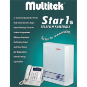 Multitek Star1S 6-Dış 16-Dahili Telefon Santrali - 1