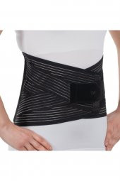 Lumbosakral Korse 26cm Siyah Kumaş 2 No: L/xl Bedenler Için - 1