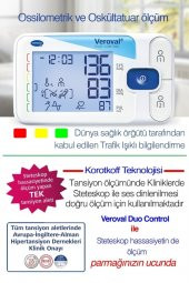 Tansiyon Aleti, Veroval Duo Control, Osilometrik Ve Oskültatuar Ölçüm - 3
