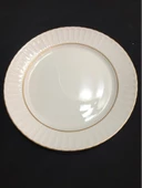 Güral Porselen SF25DU Mat Sedef Düz Yemek Tabağı 25 Cm 6 Lı - 1