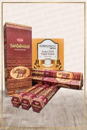 Sandalwood 120 Çubuk Tütsü ve Esterya Plus Sabun Setli - 1