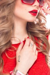 Summer -2 Geçici Dövme,Geçici Tattoo ,Vücut Dövme,Kol Bilek Dövme,Boyun Dövme,Sırt Dövme - 1