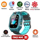 Smartberry Z2 LBS Konumlu Akıllı Çocuk Takip Saati Sim Kartlı Arama, Kameralı, Gizli Dinleme Özellikli-Yeşil - 2