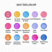 Smartberry Z2 LBS Konumlu Akıllı Çocuk Takip Saati Sim Kartlı Arama, Kameralı, Gizli Dinleme Özellikli-Yeşil - 5