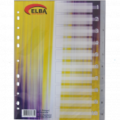 Bafix Seperatör 1-10 Rakamlı Plastik A4 1 Paket (30 Adet) - 1