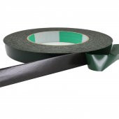 Çift Taraflı Köpük Bant Eva Montaj Bandı Siyah 15 mm x 10 Metre - 4