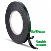 Çift Taraflı Köpük Bant Eva Montaj Bandı Siyah 10 mm x 10 Metre - 2