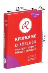 Redhouse İngilizce Türkçe El Sözlüğü Mor 544 Sayfa 1 Adet 30.000 Kelime Hazneli Red House İngilizce Sözlük El Boy Cep - 1