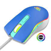 Katsuta T4-1665 Loot Makro Tuşlu Rgb Işıklı 7200dpi Drag Click Mavi Gaming Oyuncu Mouse - 3