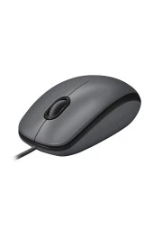 Logitech Kablolu USB Optik Mouse Siyah Kablolu Optik Mouse thumbnail 1