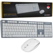 Everest KM-6063 Q Multimedya Kablosuz Klavye  Mouse Set - 3