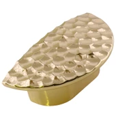 Elegans Half Çekmece Dolap Dolabı Kapak Kulpu Kulpları Kulbu Plastik Gold Altın Kulp Mobilya Mutfak thumbnail 6