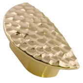 Elegans Half Çekmece Dolap Dolabı Kapak Kulpu Kulpları Kulbu Plastik Gold Altın Kulp Mobilya Mutfak thumbnail 2