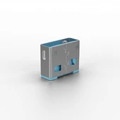 Lindy LIN-40462  USB A Tipi Port Kilidi Anahtar Hariç 10 lu Paket, Mavi Renk - 1