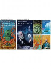 İş Bankası Modern Klasikler Dizisi Jules Verne 6 Kitap Set (Denizler Altında Yirmi Bin Fersah, Aya Yolculuk, Zacharius Usta, Buzullar Arasında Bir Kış, Seksen Günde Dünya Gezisi, Doktor Oxun Deneyi) - 1