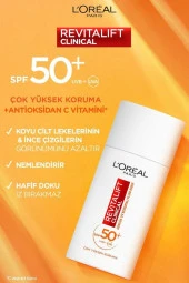 L'Oreal Paris Krevitalift Clinical Spf 50+ Cilt Yaşlanma Karşıtı Günlük Yüksek Uv Korumalı Yüz Güneş Kremi 50 /ml. - 2
