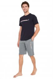 US Polo Assn Erkek T-shirt Şort Takımı 18661 - 1