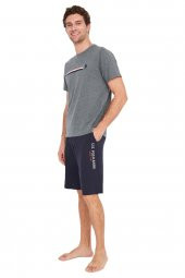 US Polo Assn Erkek T-shirt Şort Takımı 18661 - 4