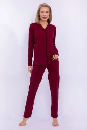 Pierre Cardin Kadın Gelin Modal Pamuk Gömlek Pijama Takımı 7717 Y - 6