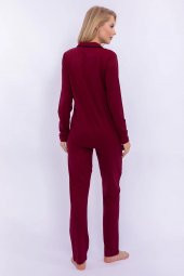 Pierre Cardin Kadın Gelin Modal Pamuk Gömlek Pijama Takımı 7717 Y - 8