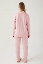 Pierre Cardin Kadın Gelin Modal Pamuk Gömlek Pijama Takımı 7717 Y - 10