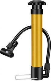 Bisiklet Pompası Top Şişirme Araba El Hava Pompa İğne Hediyeli Bisiklet Motosiklet Pompası - 2