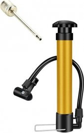 Bisiklet Pompası Top Şişirme Araba El Hava Pompa İğne Hediyeli Bisiklet Motosiklet Pompası - 1