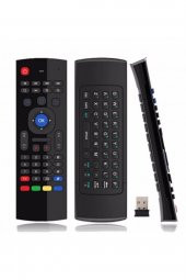 Kablosuz Şarjlı Klavyeli Akıllı Kumanda Tv Box Uyumlu Pg-8037 - 1