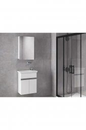 Alfa Banyo MİNİÇO EBEVEYN 45 cm x 28 cm AYNA DOLAPLI LÜX BANYO DOLABI- 1. Sınıf MDF-BEYAZ- HAZIR KURULU - 4