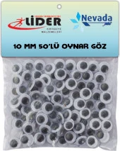 Lider & Nevada Oynar Göz 10 mm 50li Paket - 1