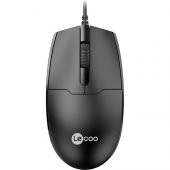 Lecoo MS101 USB Kablolu 1200DPI 3 Tuşlu Optik Mouse Siyah GKE - 1