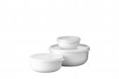 MEPAL SET STORAGE BOX LUMİNA 3 PCS (250+750+1500) - NORDİC WHİTE - 1